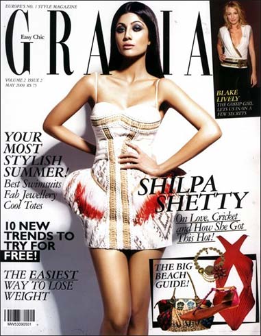 Shilpa Shetty on Grazia Magazine