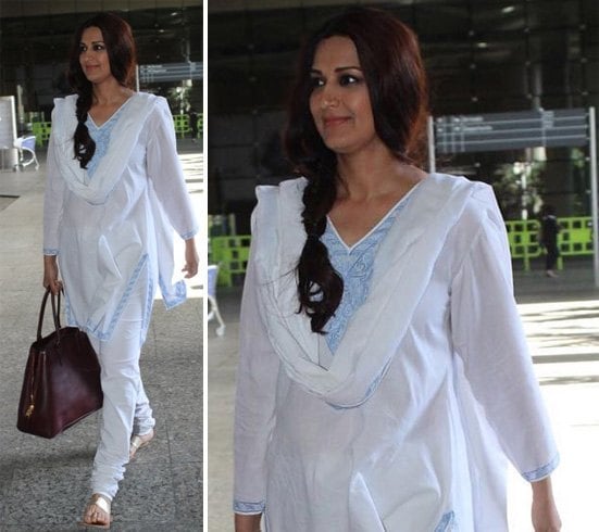 Sonali Bendre Airport Fashion