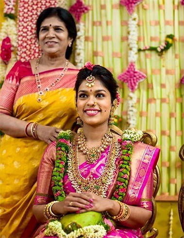 Srija With Mother