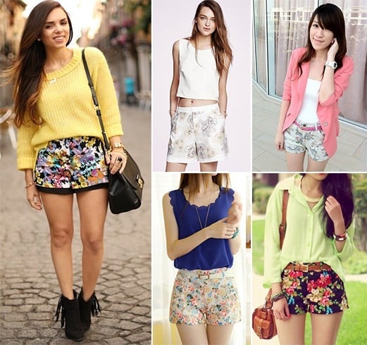 Style Tips To Wear Floral Shorts