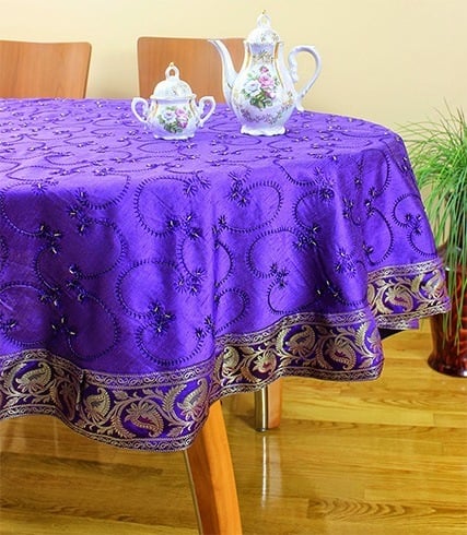 Table Covers From Cotton Sarees