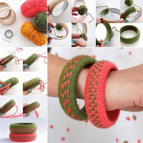 Thread Bangles Making