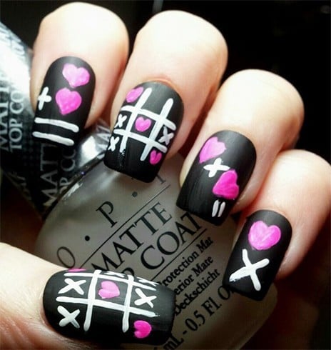 Valentines Day Nail Art Designs