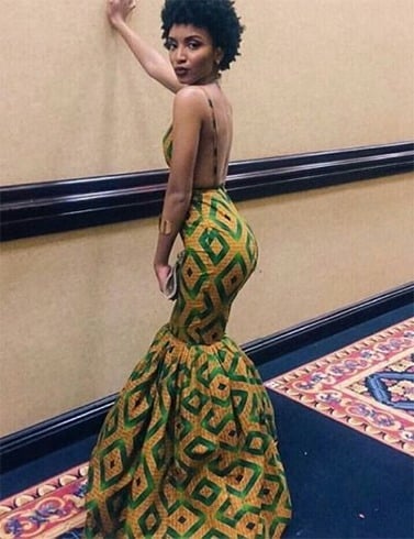 African Backless Prints