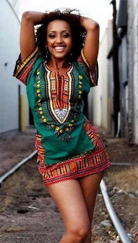 African Print Dress