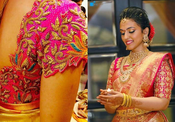 Bridal Blouses With Maggam Work
