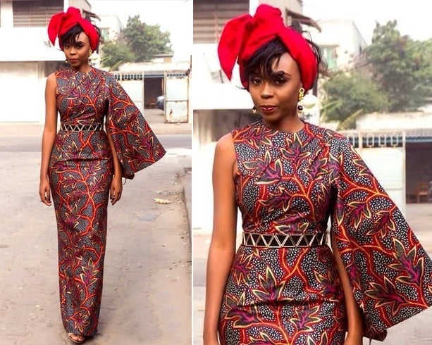 Cute African Printed Fashionable Dress