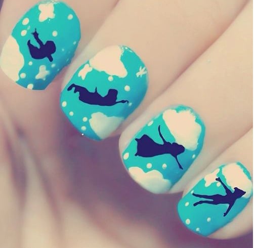 Disney Characters Nail Design