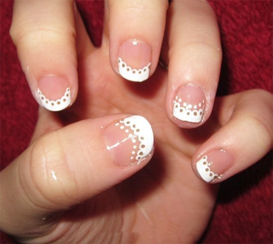 French Tip Nail Art Design