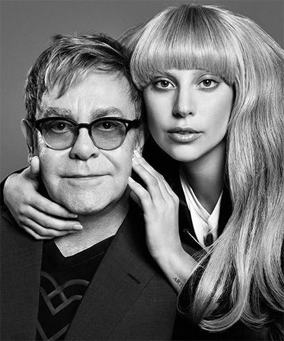 Lady Gaga and Elton John