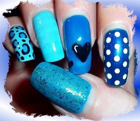 Light Blue Nails