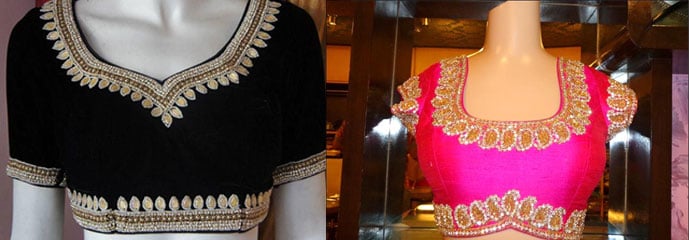 Simple Maggam Work Blouse Designs For Women