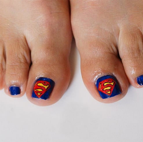 Superhero Nail Design