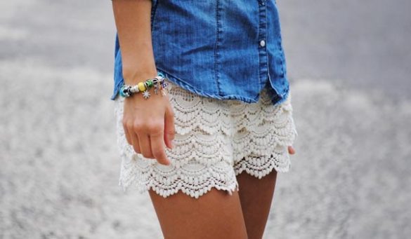 Ways To Wear Lace Shorts