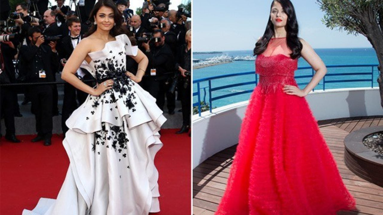 aishwarya cannes gown