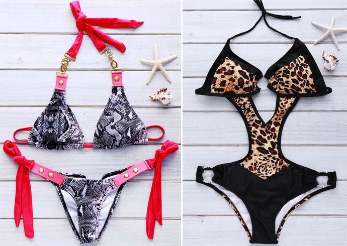 Animal Print Swimsuits