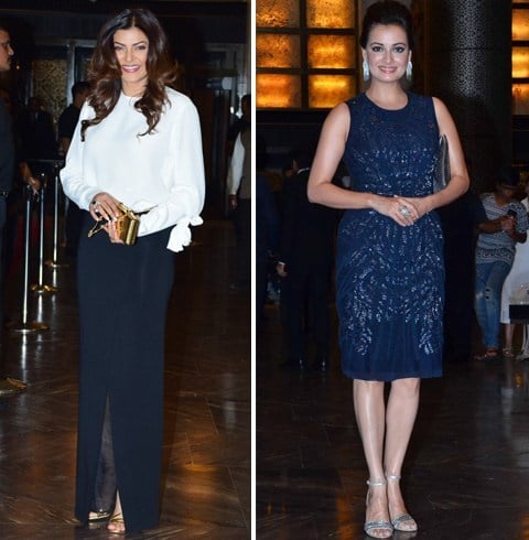 Celebs Stills at Preity Wedding Reception