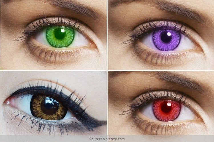 Colored Contact Lenses Try Out