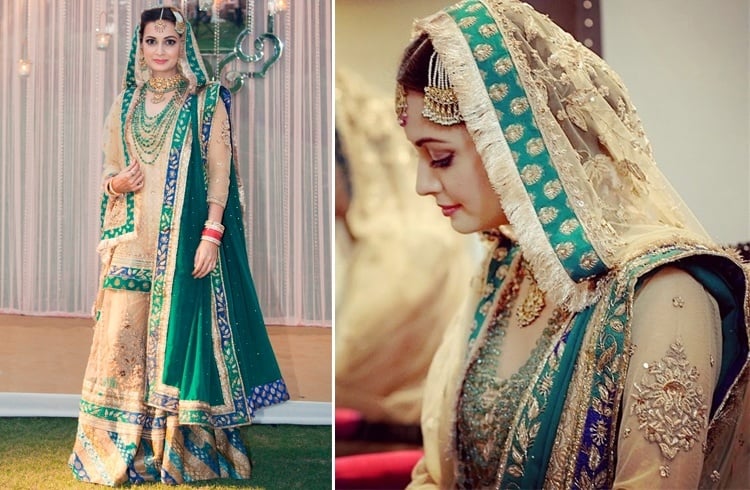 Dia Mirza Wedding Dress