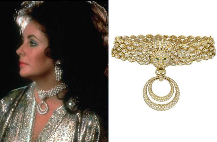 Van Cleef Gold Clover Necklace : Elizabeth Taylor Jewelry: As Rare As ...