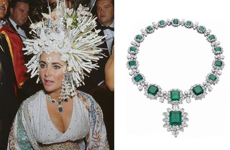 Elizabeth Taylor Emerald Necklace