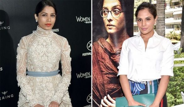 Freida Pinto and Richa Chadda At Cannes 2016