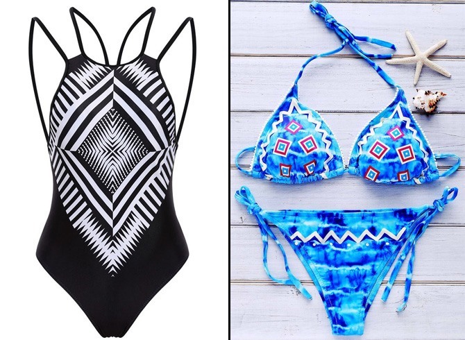 Geometric Swimsuits