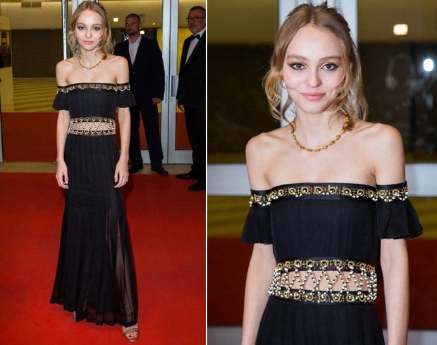 Lily at Rose Depp at 2016 Cannes