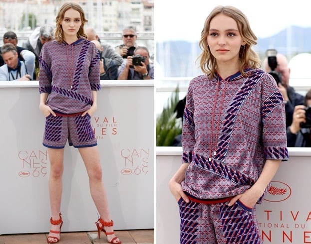 Lily at Rose Depp at Cannes 2016