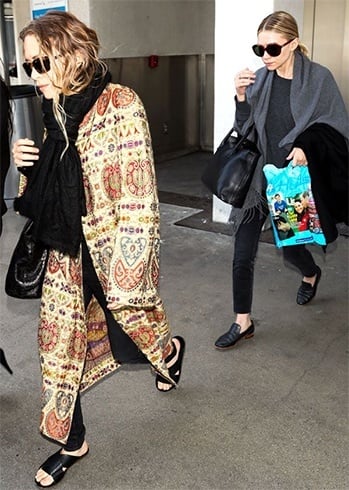 Mary Kate And Ashley Olsen Airport Styles