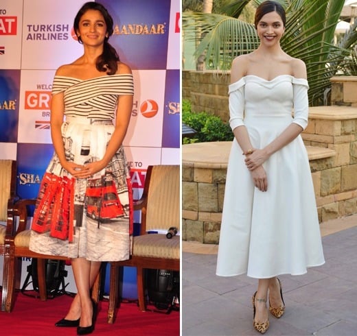 Bollywood Celebrities In Off-Shoulder Tops And Dresses