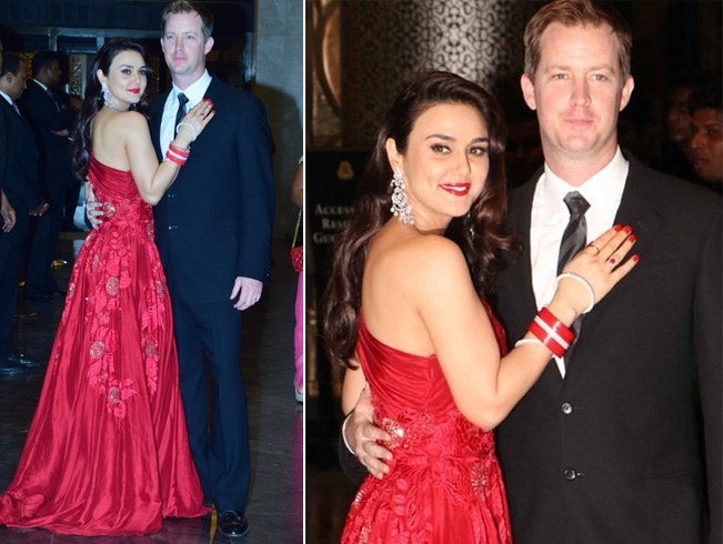 Preity Zinta and Goodenough Wedding Reception