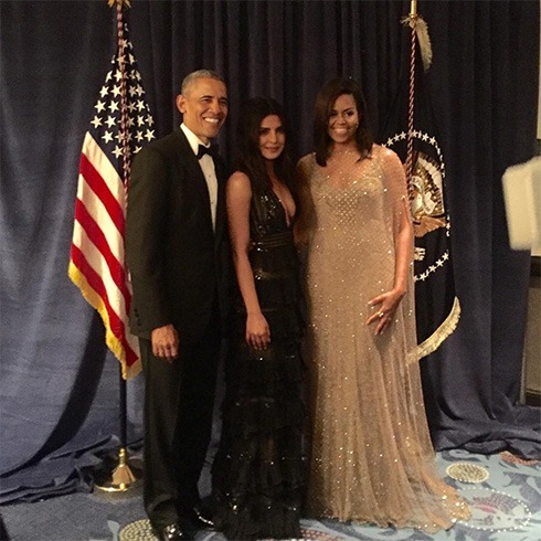 Priyanka Chopra With Obamas