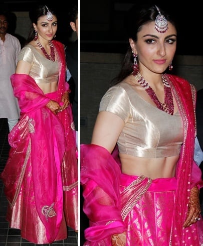 Soha Ali Khan Reception