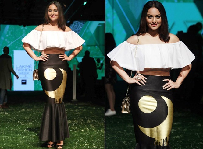 Sonakshi Sinha in Masaba Gupta skirt