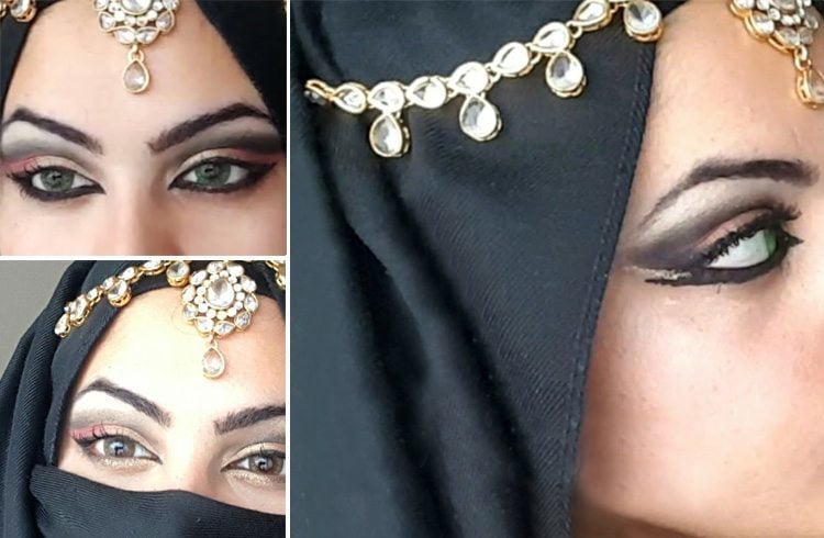 Sultry Wedding Arabic Eyes
