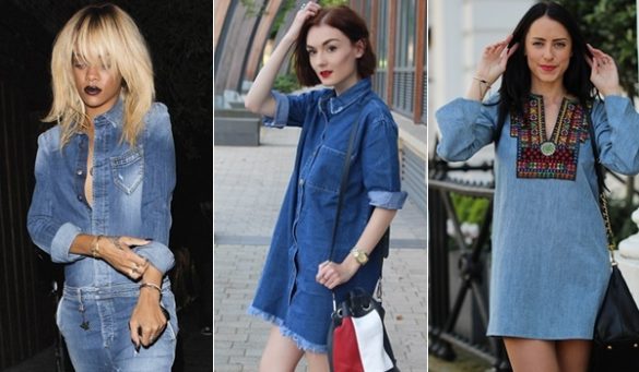 What To Wear With A Denim Dress