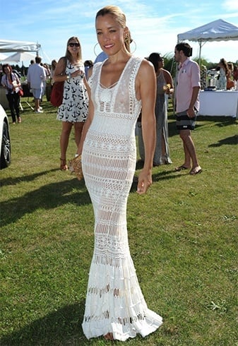 White Lace Summer Maxi Dress