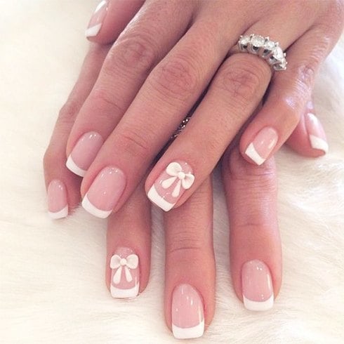 White Tip Nail Art Ideas