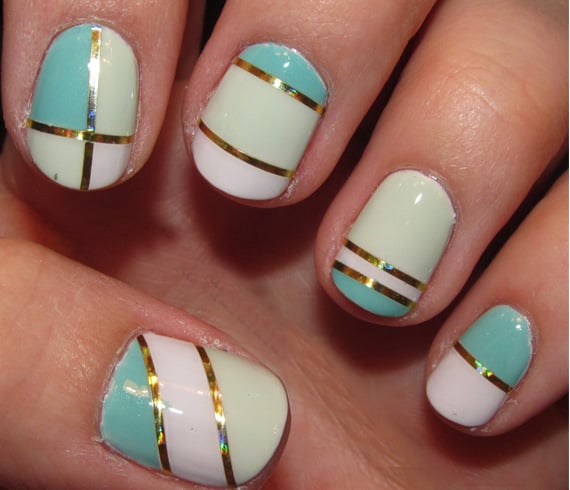 Easy striped nail designs