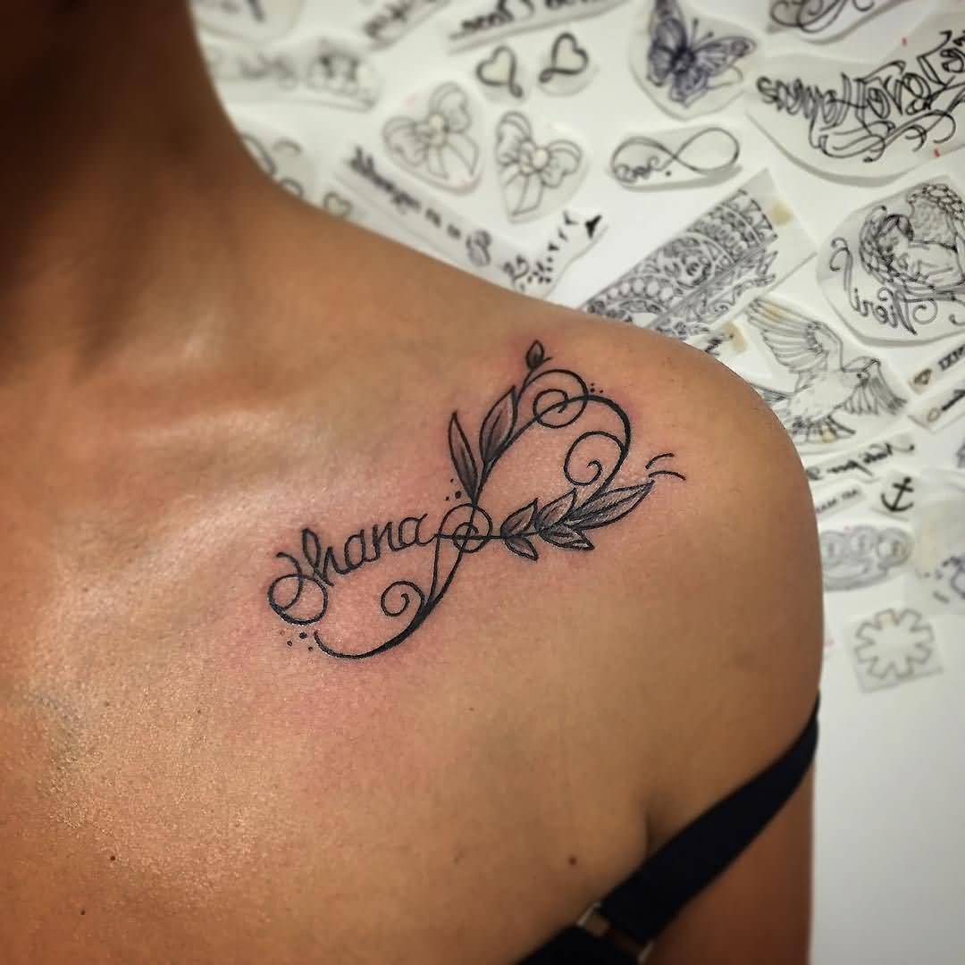 Infinity Tattoo On Shoulder