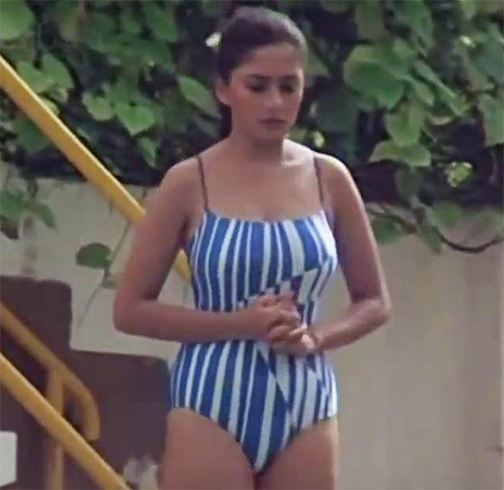 Madhuri Dixit in Tezaab Swimsuit