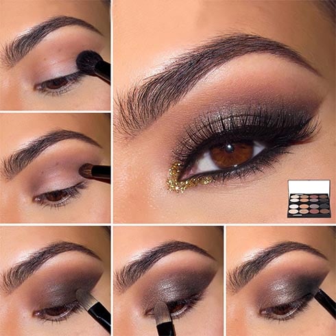 Smokey Eye Makeup for Brown Eyes