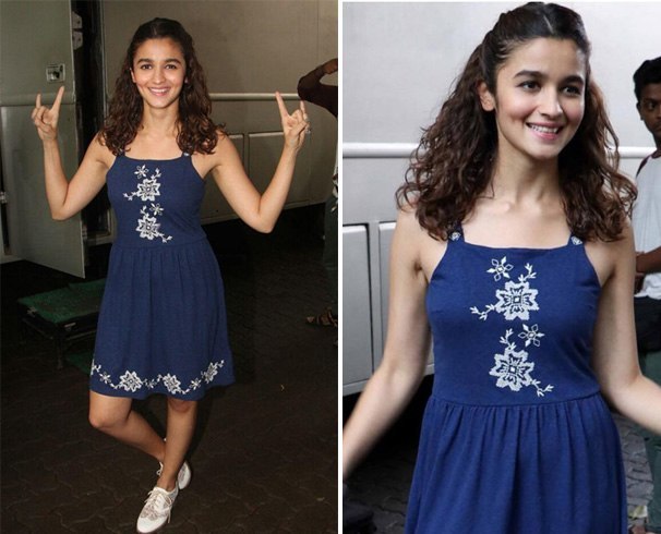 Alia In Topshop Dress