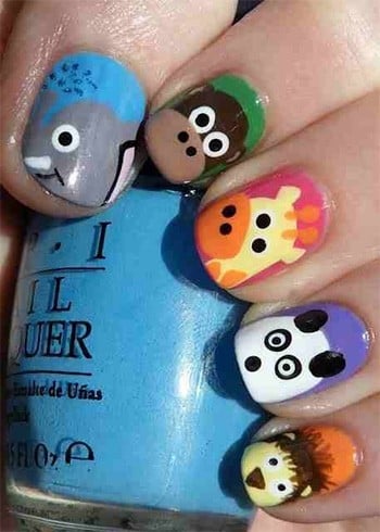 Animal Nail Art