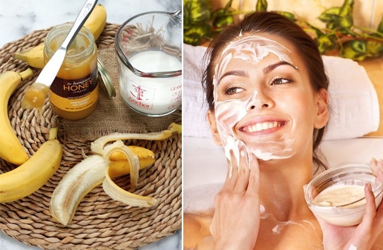 Honey Milk And Bananas Face Pack