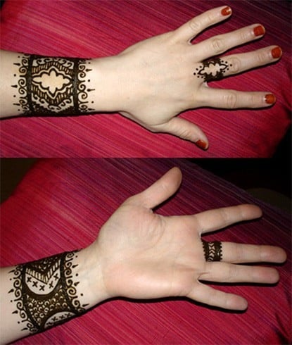 Bangle Style Mehndi Design