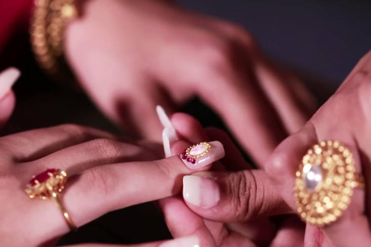 Bridal Nail Art Designs By Kalyan Jewellers