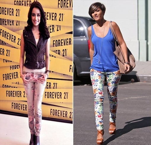 Celebs Floral Fashion Trends