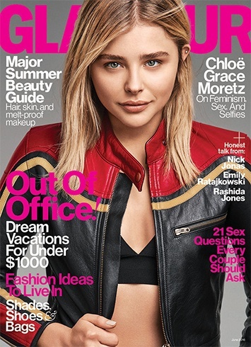 Chloe Grace Moretz On Glamour June 2016 Magazine